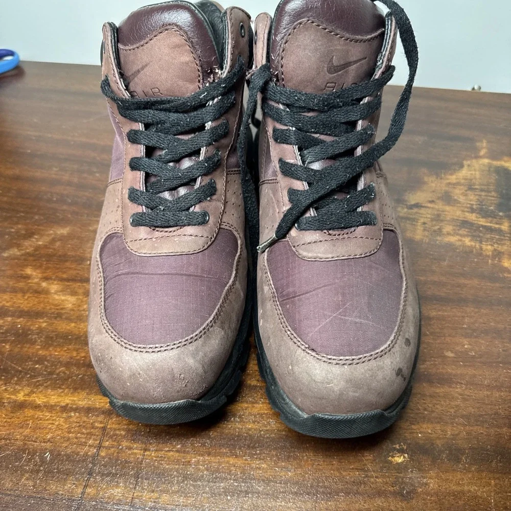 Nike ACG All-Trac Mens Hiking Boots Sz 9 Dark Maroon Outdoor Trail Camping